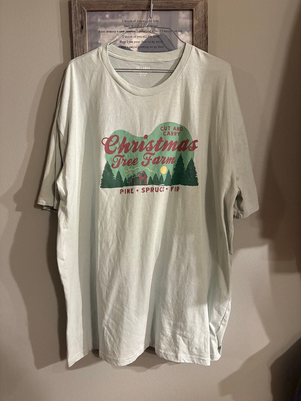 Christmas Tree Farm Tshirt Size 2XL